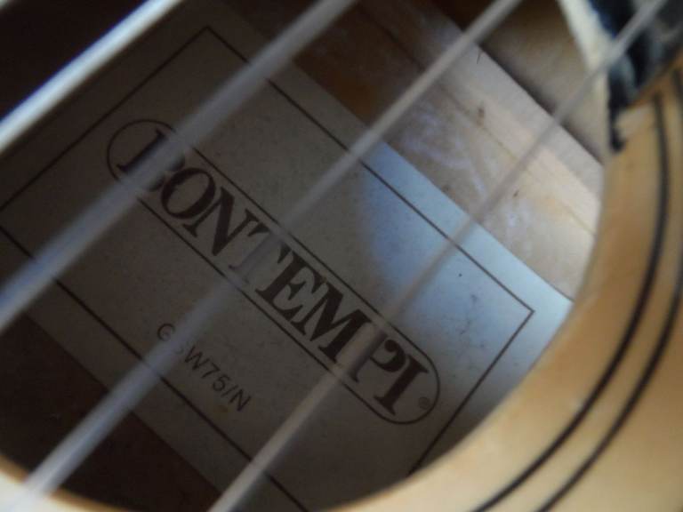 bontempi childs guitar 70s clean new strings 