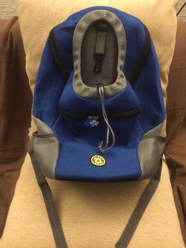 Dog Backpack Carrier Blue (New)