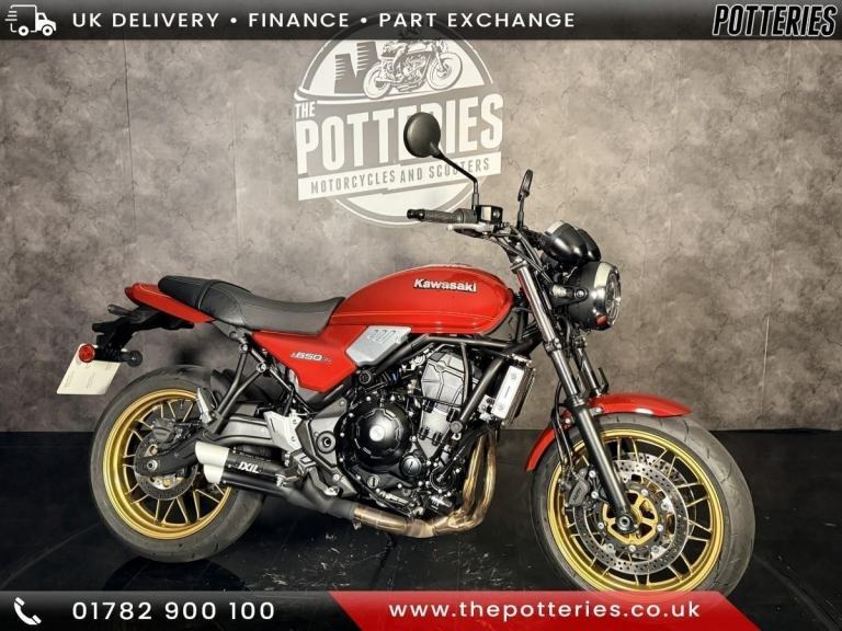 Kawasaki Z650RS 2024 with aftermarket exhaust