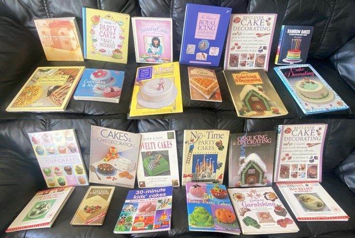🎂 MASSIVE Job Lot of Cake Making & Decorating Books – Bake It Happen! 🍰