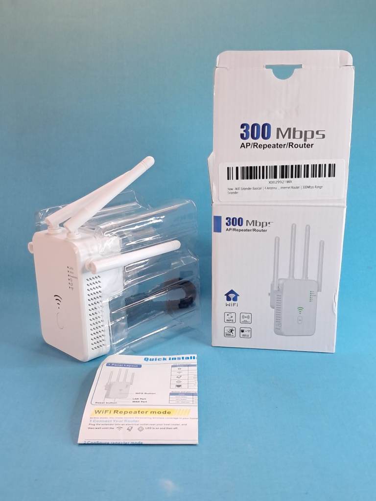 New 300 Mbps WiFi Repeater / Router