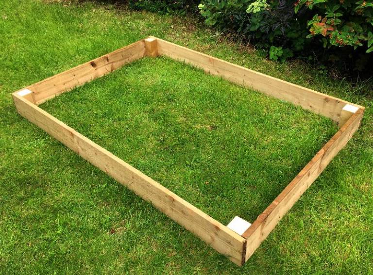 Raised Bed - Allotments, Garden, timber, wooden, flowers, vegetables, square foot garden.