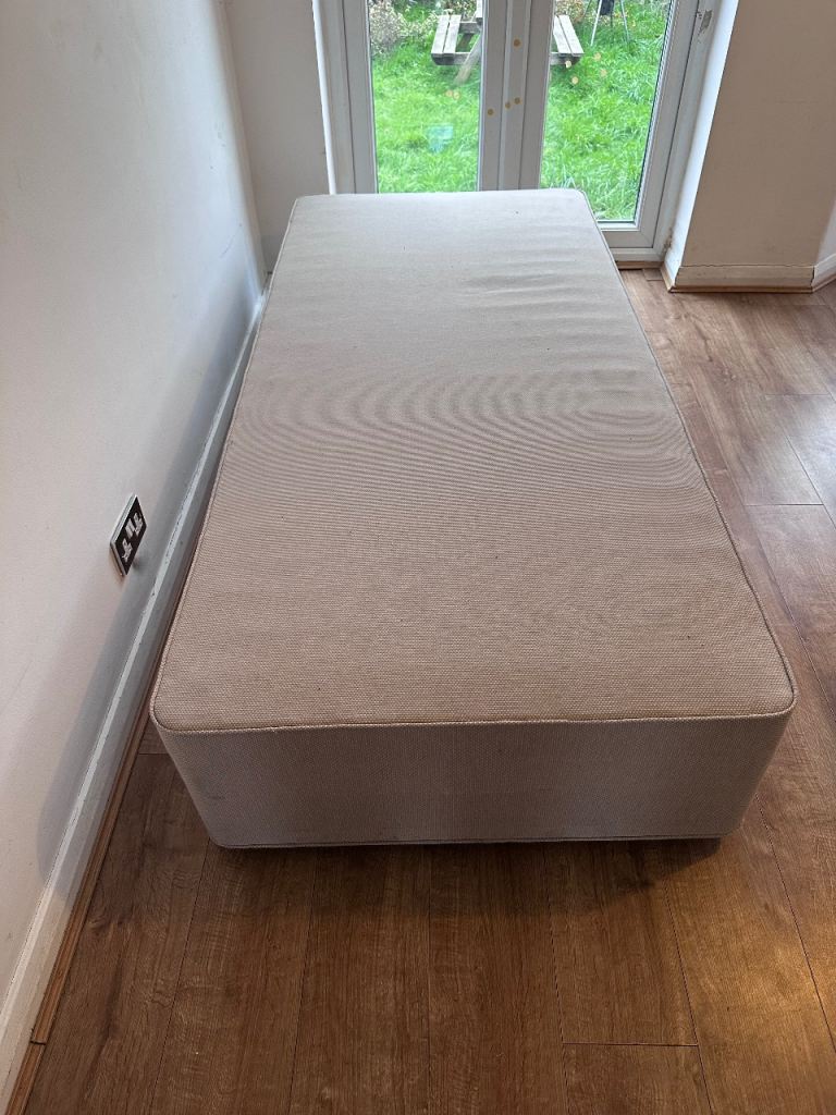 Single bed base with drawer