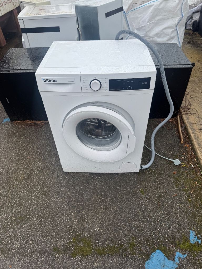 Alumo Washing Machine – White, Good Condition