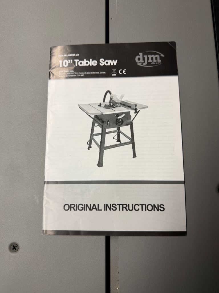 10 inch Table saw