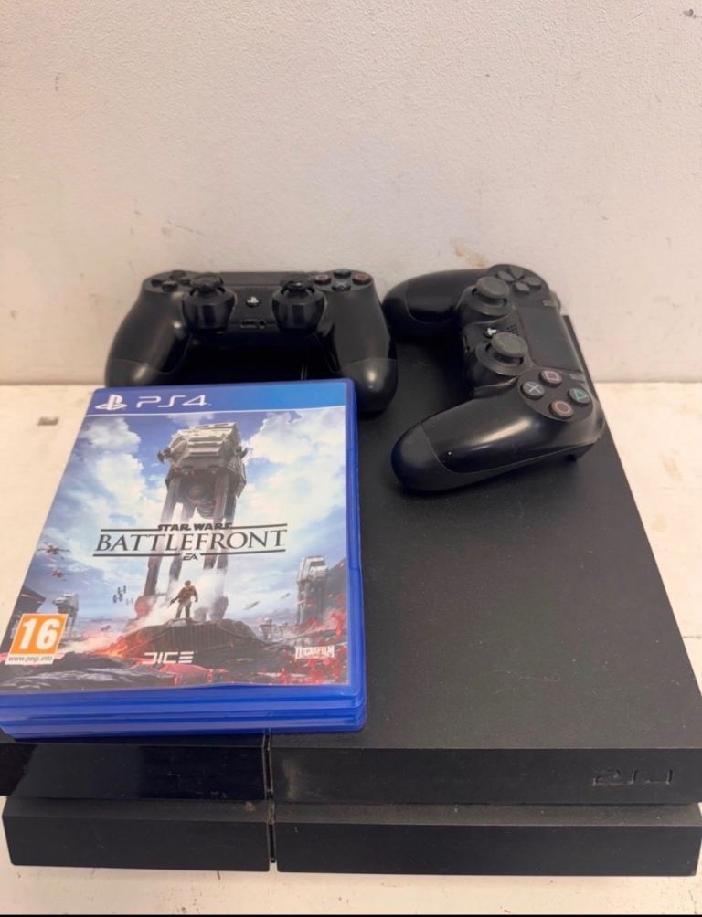 image for Sony Playstation 4 console   500Gb with two wireless contollers   good working condition 