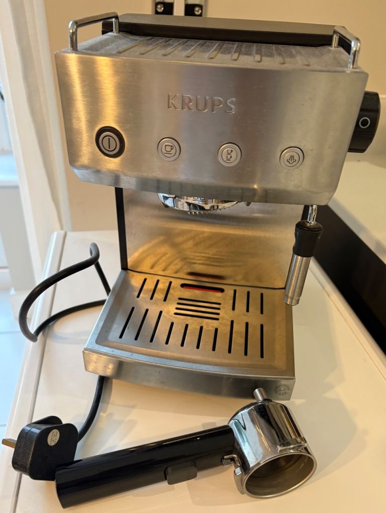 KRUPS Espresso Machine - Silver, Good Condition