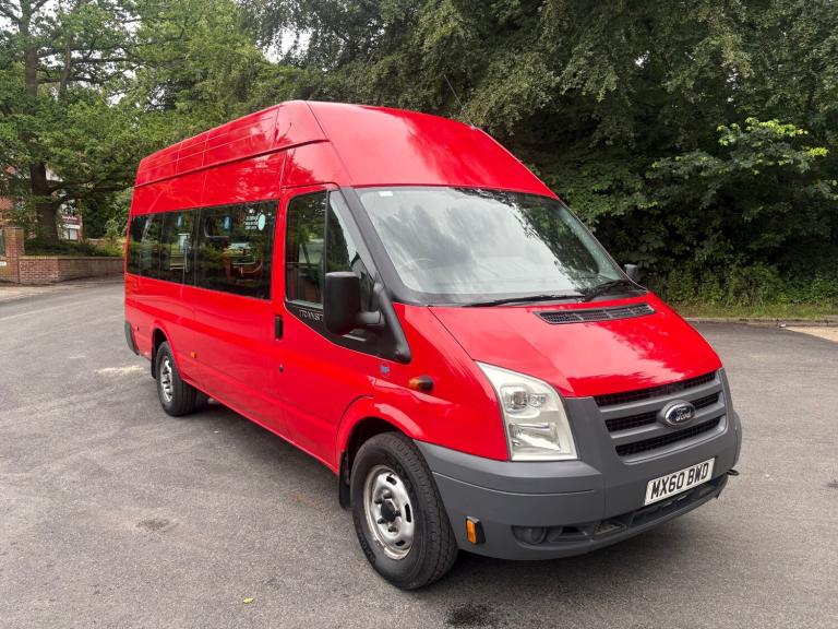 FORD TRANSIT 2.4TDCI JUMBO XLWB HIGH ROOF 1 OWNER CHARITY BUS  LOW MILES 68K