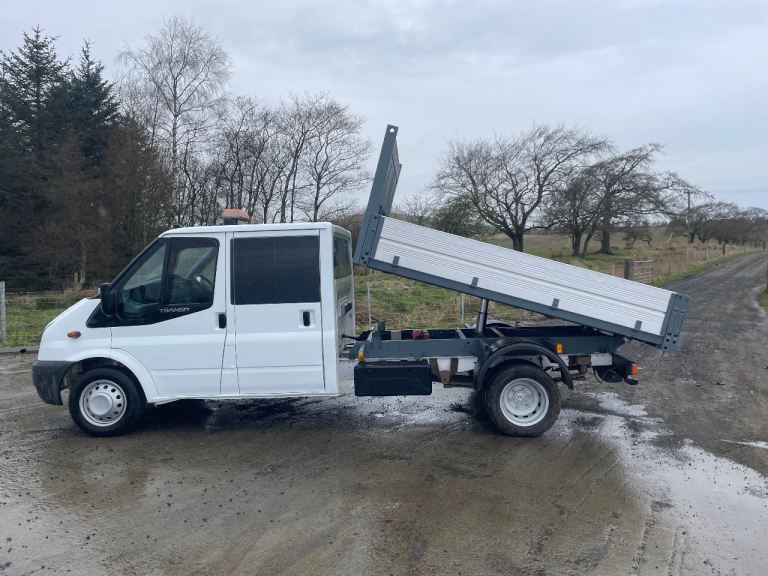 Transit crew cab tipper 2.2 tdci 2014 full year mot 