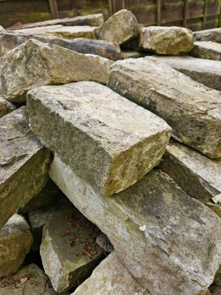 Natural Split Face Stone Walling Blocks Brick various sizes.