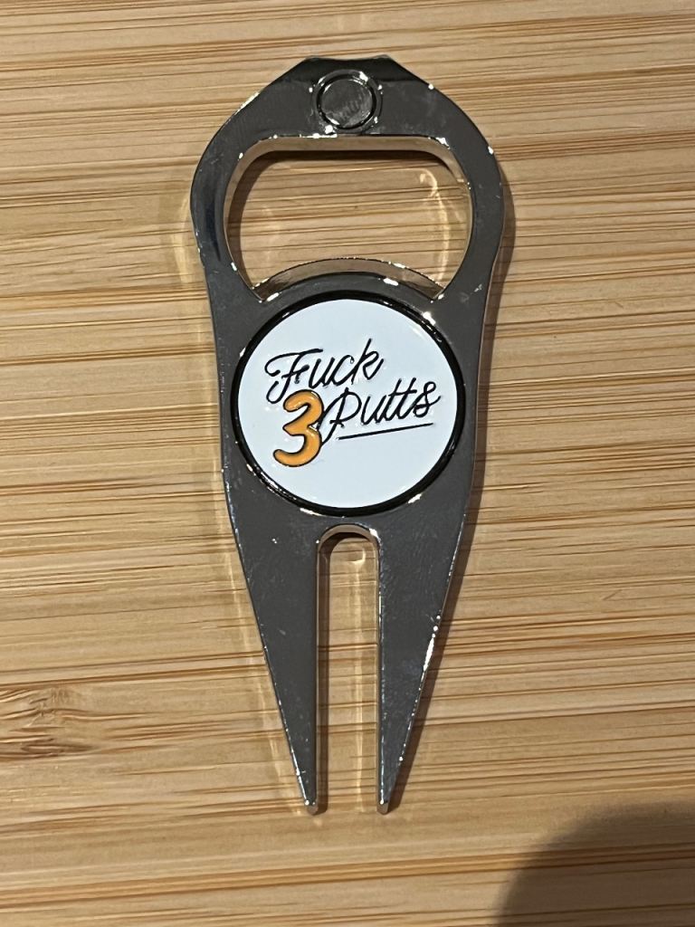 Golf Divot Repair Tool & Bottle Opener with Ball Marker