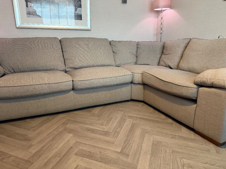 NEW STOCK!! Beautiful Sofology Light Grey Corner Sofa