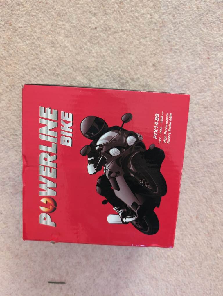 Powerline Bike battery PTX14-BS (unknown if working)