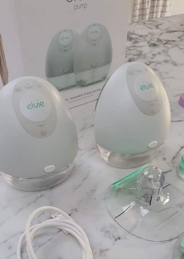 Double Elvie Breast Pumps – Complete Set