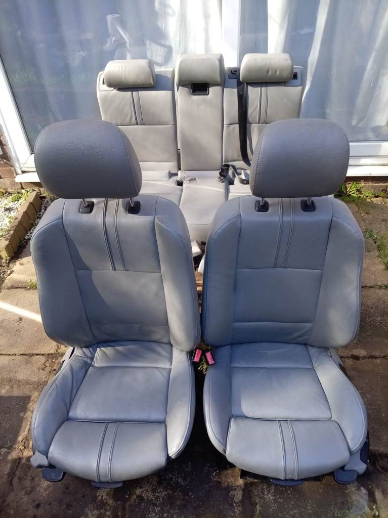 BMW E83 X3 GREY LEATHER INTERIOR WITH HEATED FRONT SEATS