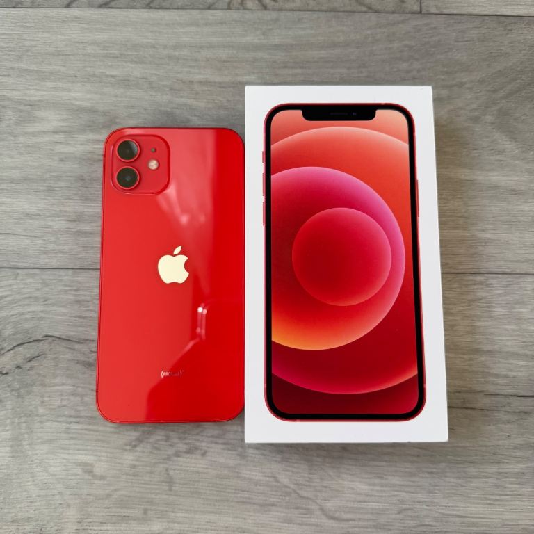 iPhone 12 64GB Red Unlocked – Excellent Condition, Boxed
