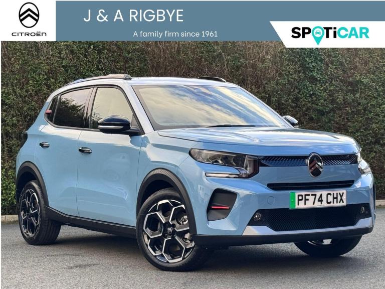 2024 Citroen e-C3 Standard Range 44kWh MAX Auto 5dr (7.4kW Charger) HATCHBACK Electric Automatic