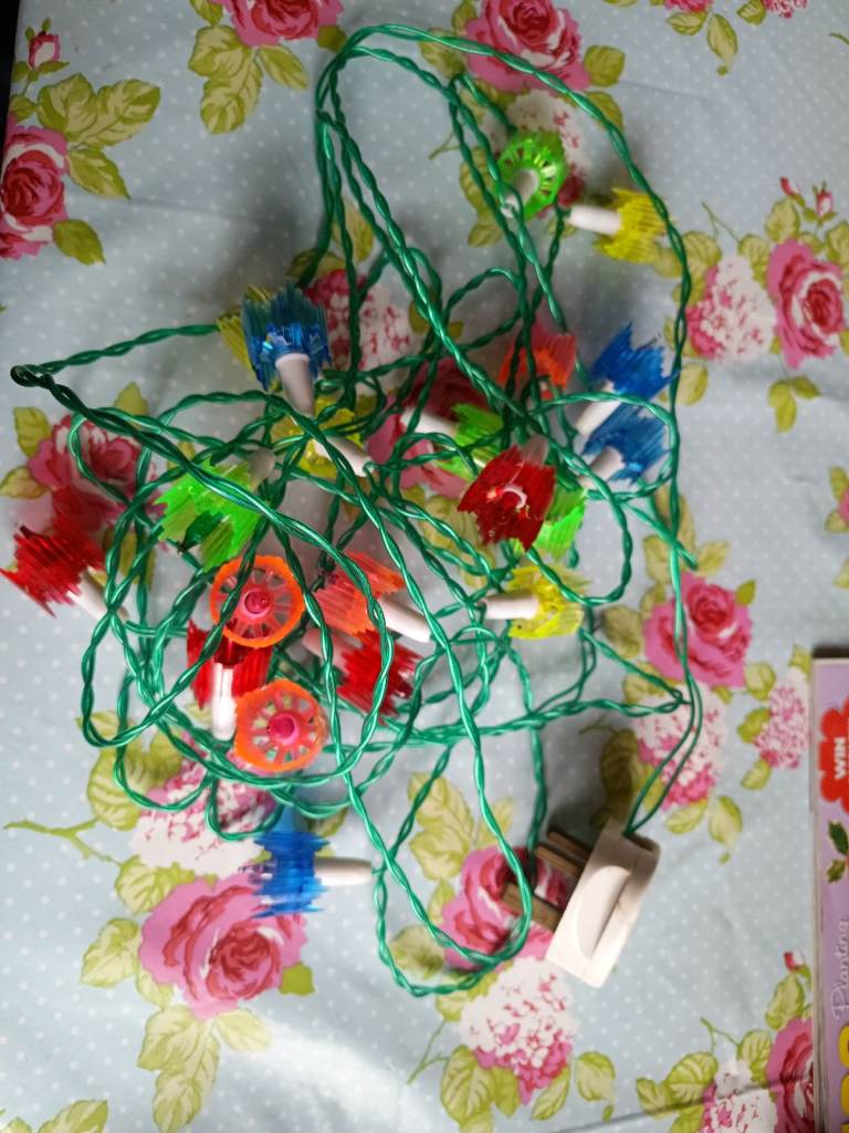 GENUINE 1970's RETRO CHRISTMAS LIGHTS