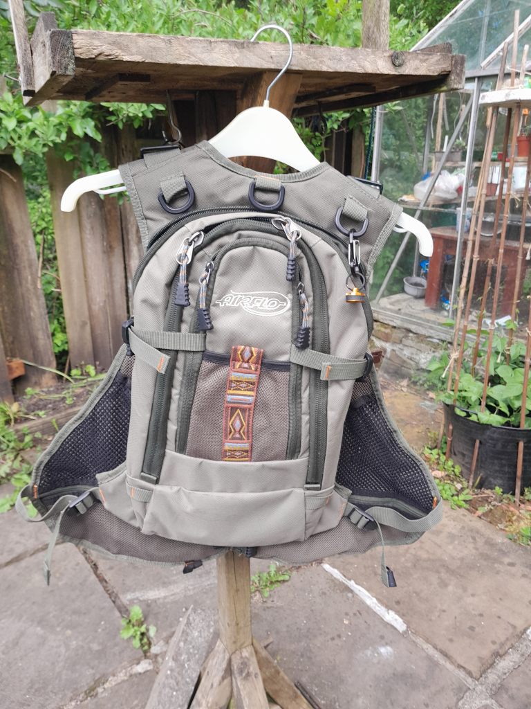 Airflo outlander fishing vest and backpack 