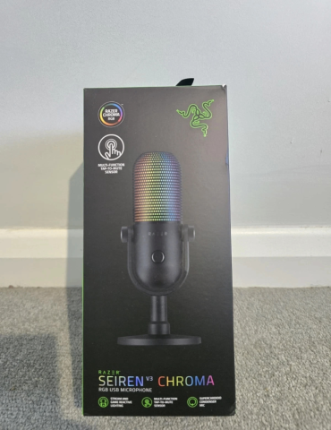 Razer Seiren V3 Chroma - RGB Usb Microphone with Tap-to-Mute Brand
