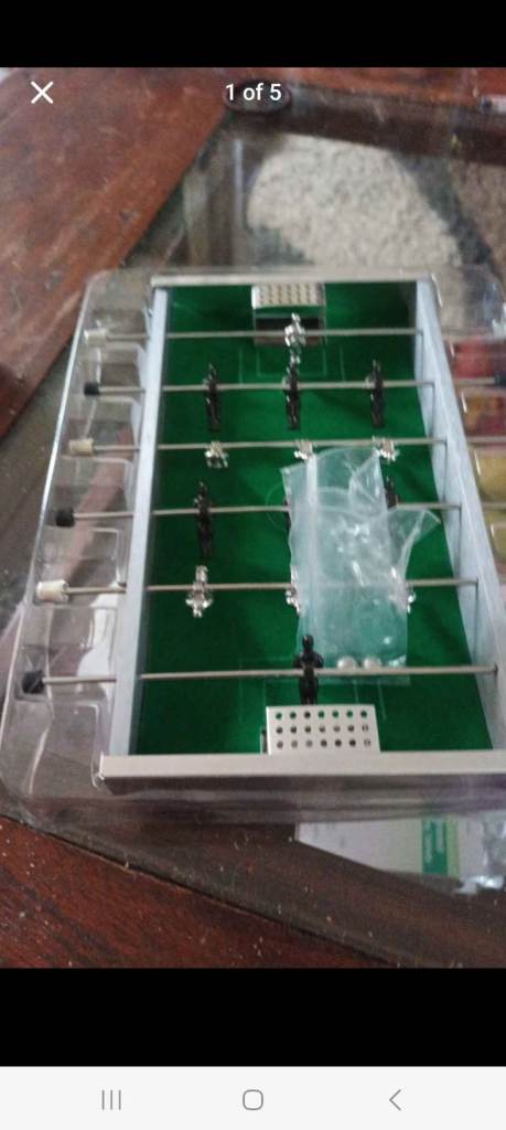 Table top football game small