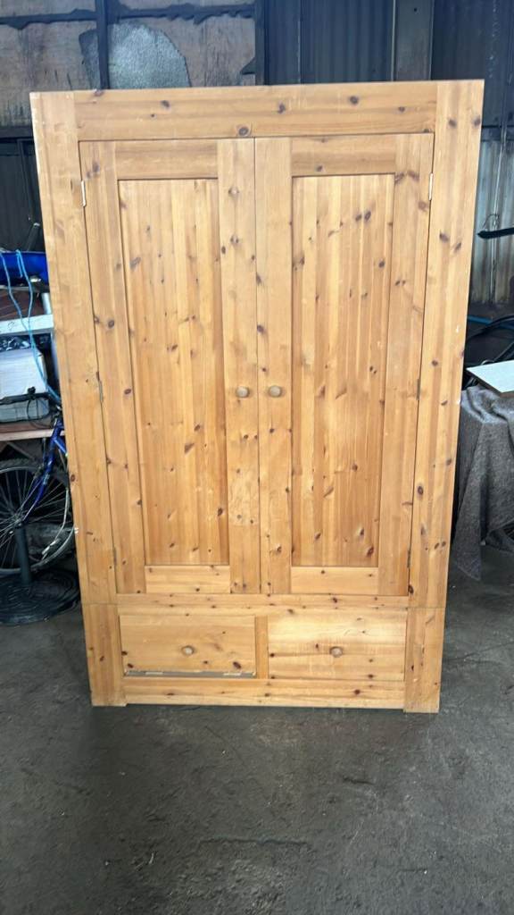 Pine wardrobe