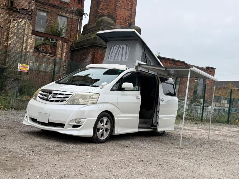 2023 Toyota Alphard 2.4 Campervan Side Conversion Pop Top Roof Camper Van PETROL Automatic