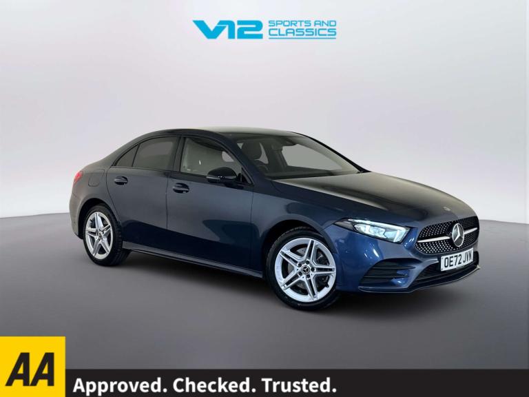2022 Mercedes-Benz A-Class 1.3 A250e 15.6kWh AMG Line (Executive) Saloon 4dr Petrol Plug-in Hybri...