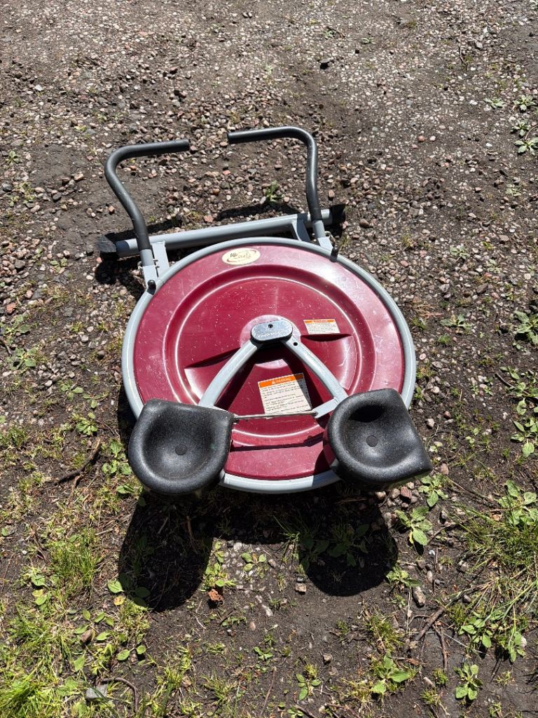 Ab Roller Machine – Red, Good Condition