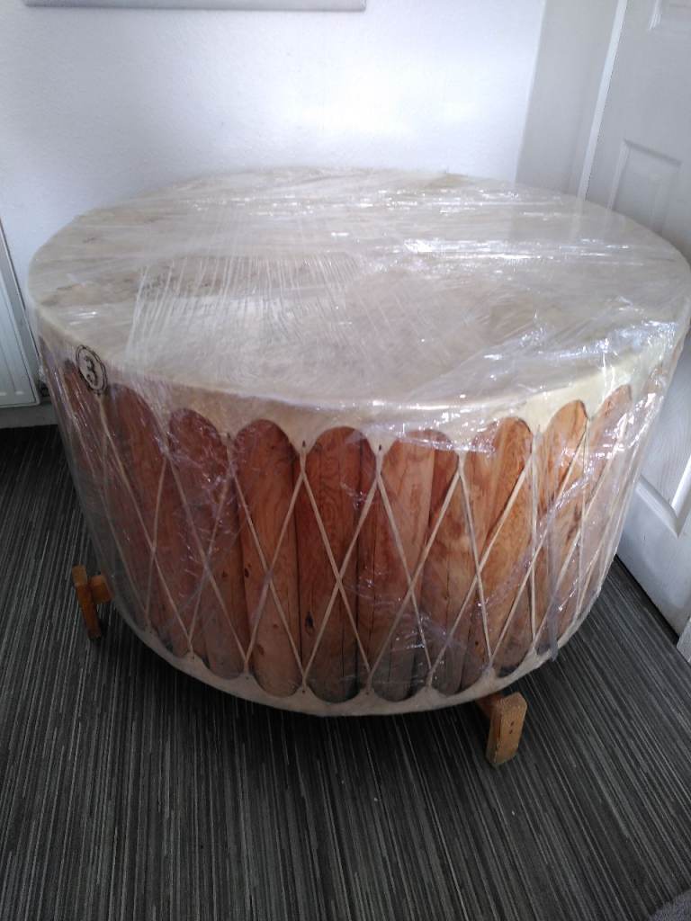 Very Large Pow Wow Table drum on Stand