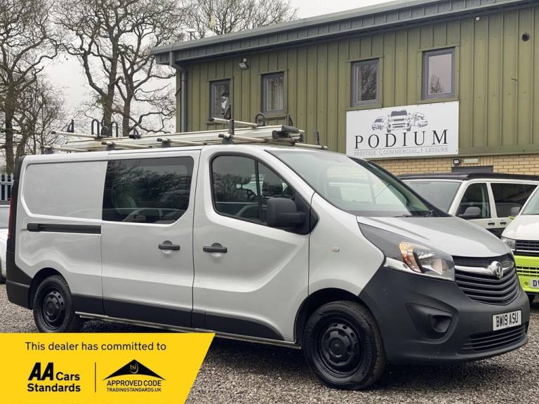 2019 Vauxhall Vivaro 1.6 CDTi 2900 Crew Van L2 H1 Euro 6 (s/s) 5dr (6 Seat) Combi Van Diesel Manual