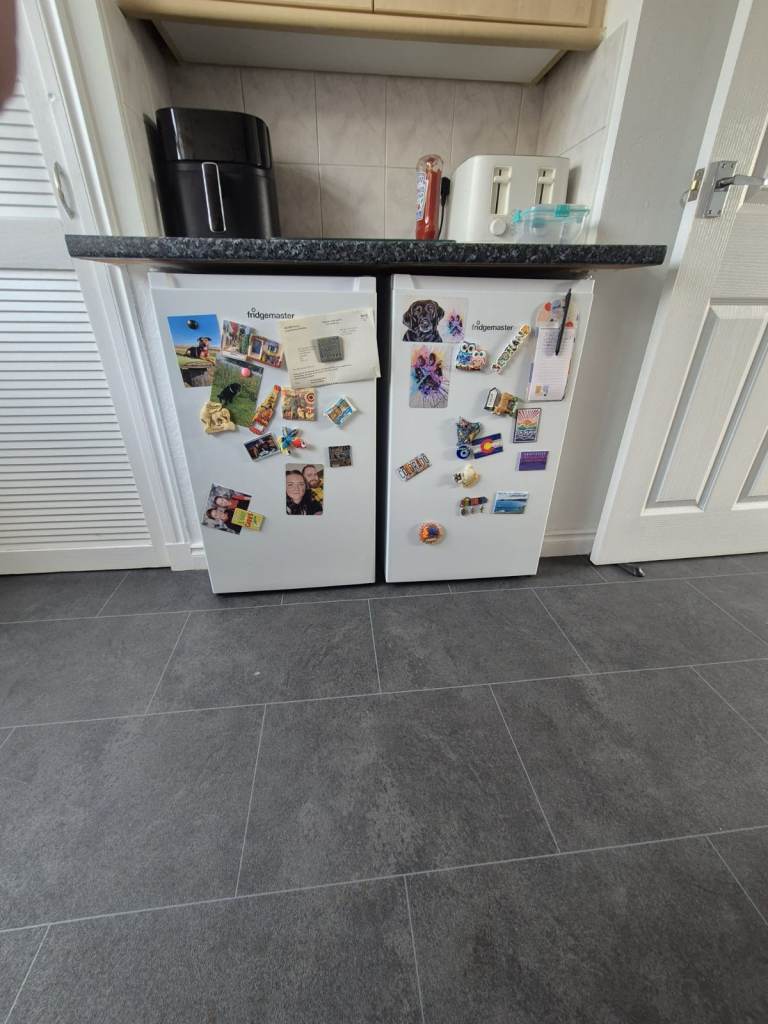 Under Counter Fridge and Freezer Pair – Good Condition