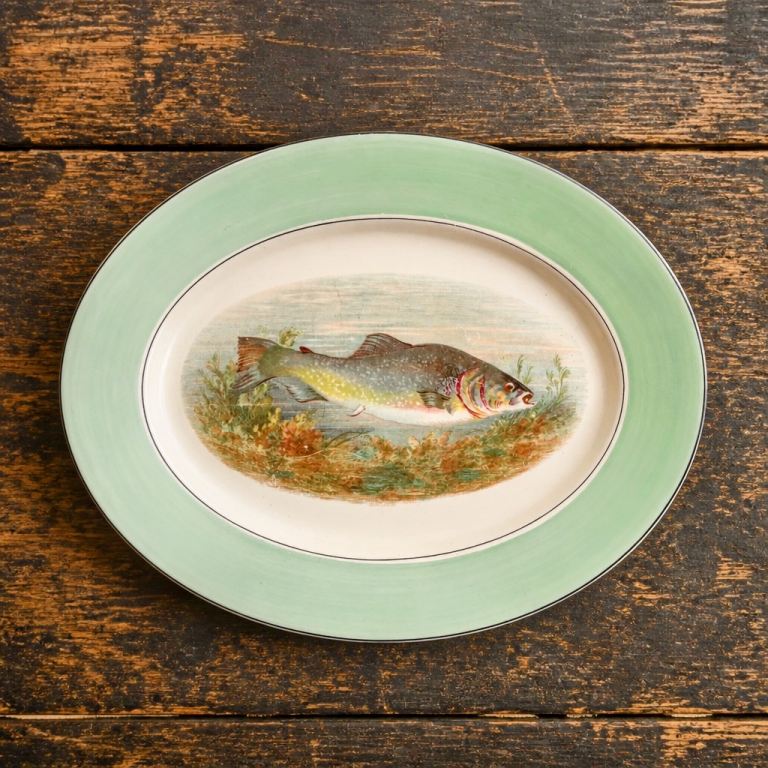 Lovely Oval Ceramic Fish Platter – As Good As New