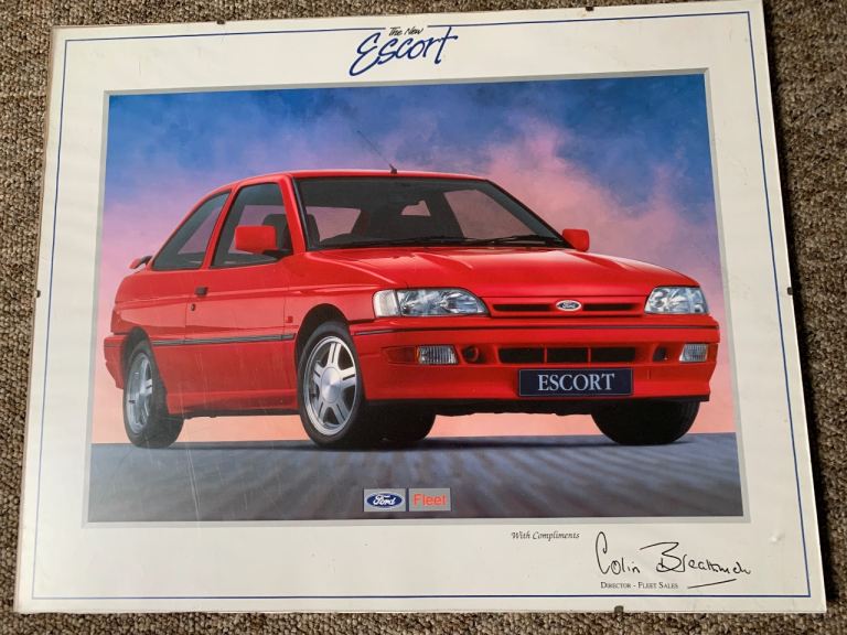 New Ford Escort Print