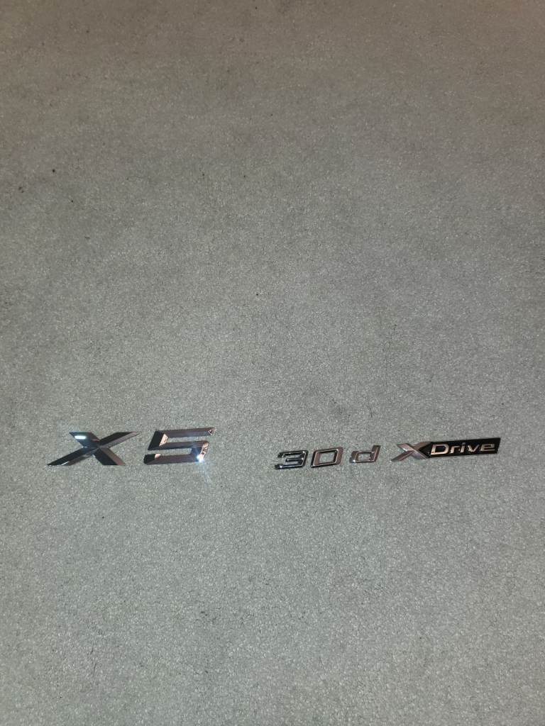 Bmw X5 Rear badge original 