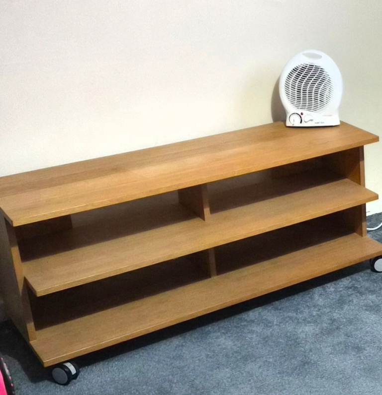 Wooden tv stand