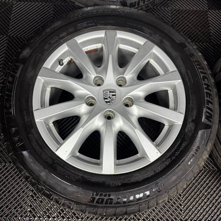 18'' GENUINE PORSCHE CAYENNE MULTISPOKE ALLOY WHEELS ALLOYS TYRES