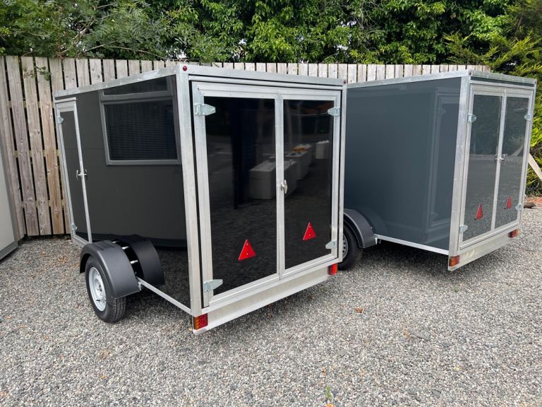 Box Trailer 8ft x 5ft x 5ft Tow a Van ( camping storage tent box mobility )