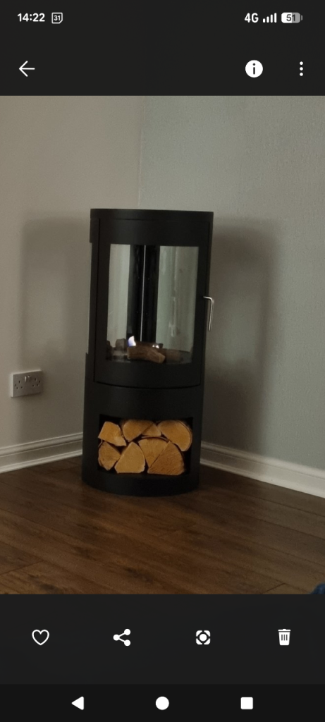 Make an offer. Howarth Black Bioethanol log burner stove fireplace Bio Fuel
