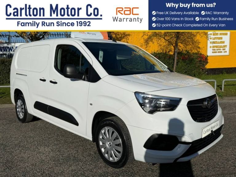 2020 Vauxhall Combo 1.5 Turbo D 2300 Sportive Panel Van 6dr Diesel Manual L2 H1 Euro 6 (s/s) (1 P...