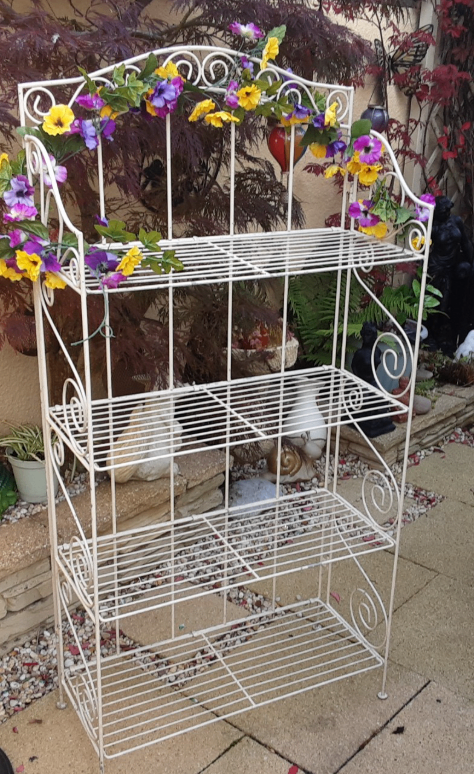 VINTAGE SHABBY CHIC FRENCH LOOK SHELVING
