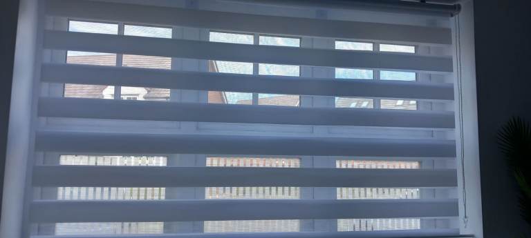 New White Day Night Blind 120cm