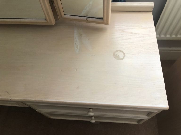 G plan dressing table and two bedside cabinets 