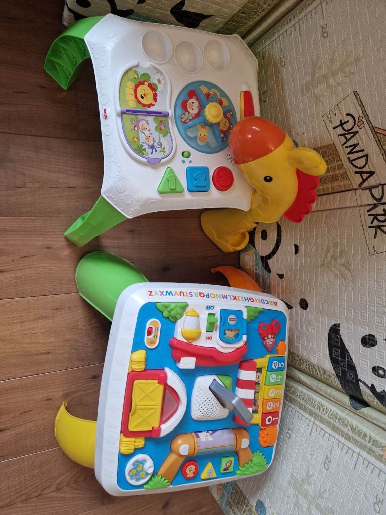 Bundle 2 baby activity tables fisher price 