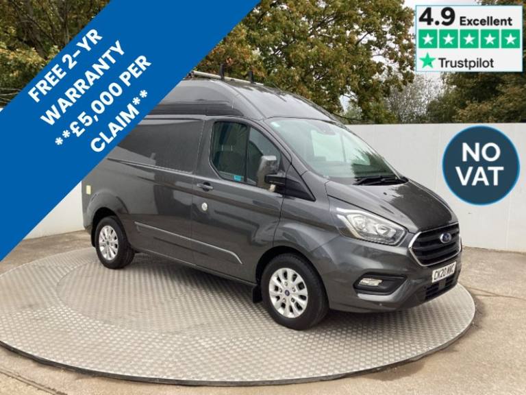 2020 Ford Transit Custom 300 EcoBlue Limited SWB H/R Euro 6 **NO VAT** SWB Panel Van Diesel Manual