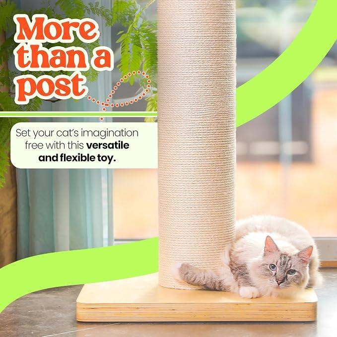 KONELCARE 50” / 127cm Extra Large Cat Scratching Post – Brand New in Box