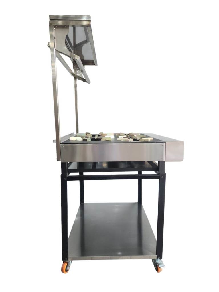 Commercial Heavy Flame 5 burners Indian Cooker Width 90 Cm & 41kw
