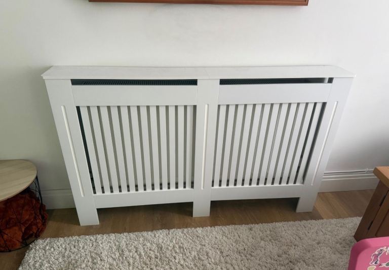White Radiator Cover 