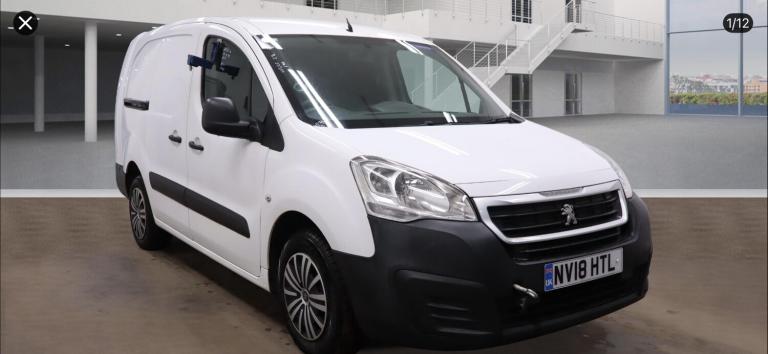 2018 Peugeot Partner 1.6 Blue Hdi Crew Van Lwb 5 Sester 100bhp  PANEL VAN Diesel Manual