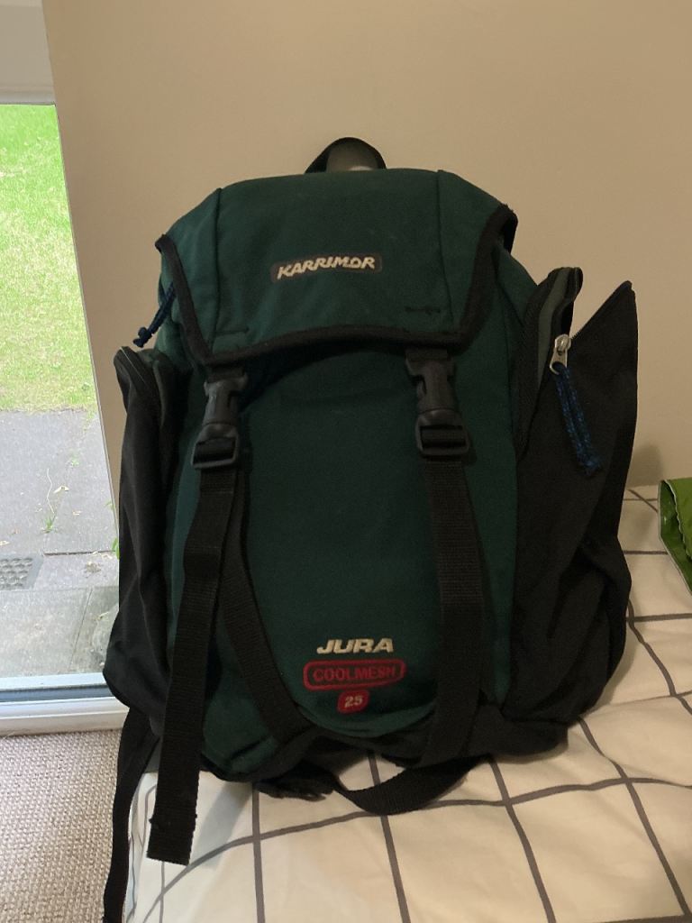Karrimor Jura 28 Backpack – Green, Good Condition